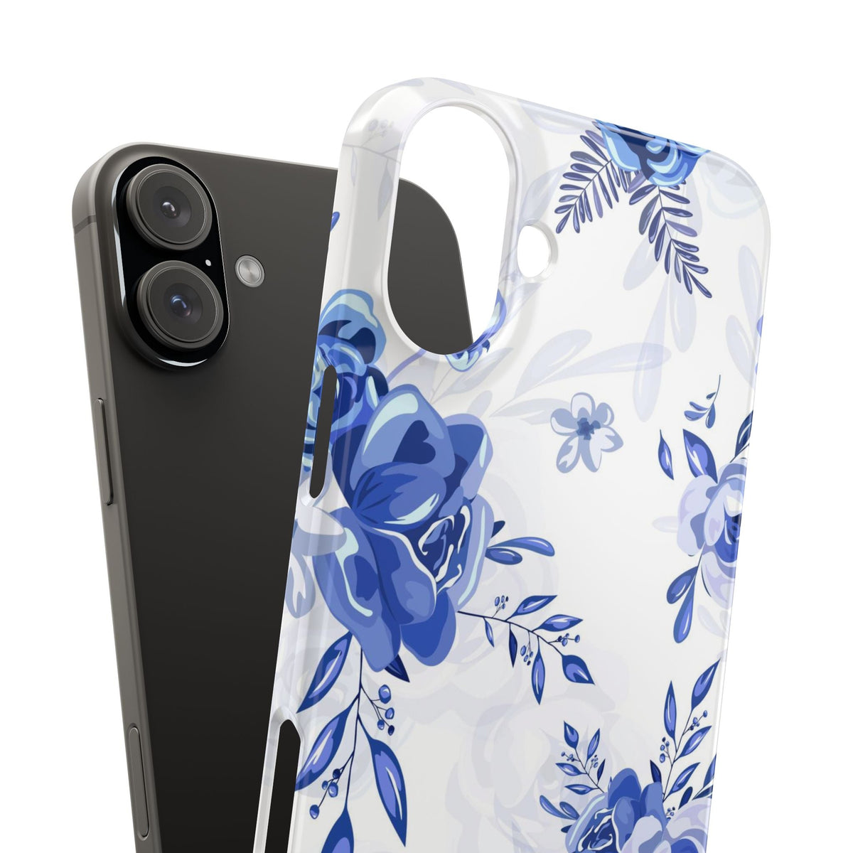 French Blue and White Toille, Slim Phone Cases, Case-Mate IPHONE16 and all sizes
