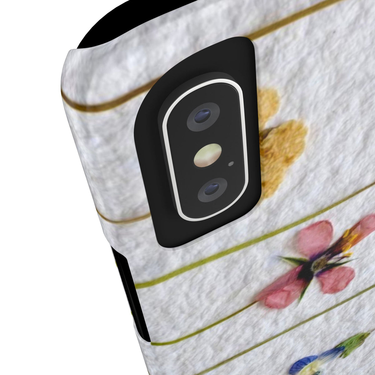 Dried Wild Pink and Purple Flower Image on Paper, Floral Slim Phone Cases, Case-Mate IPHONE16 and all sizes